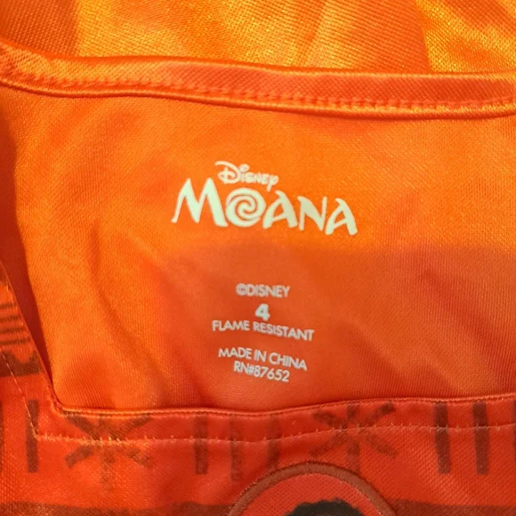 Moana Kids Costume Dress By Disney - Picture 3 of 3